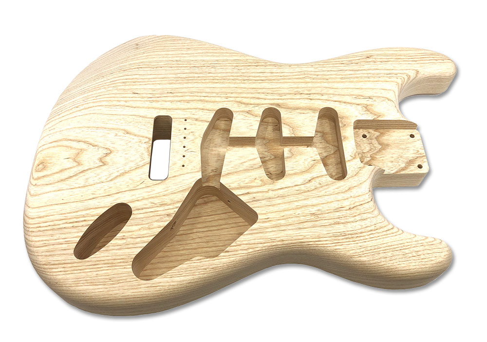 ash guitar body