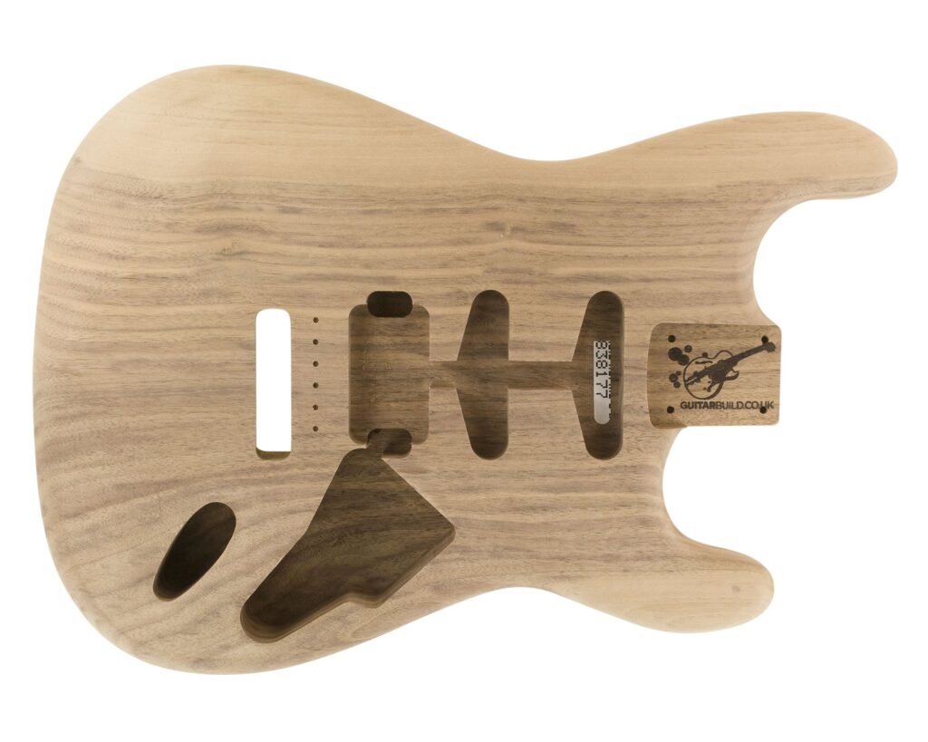 walnut guitar body